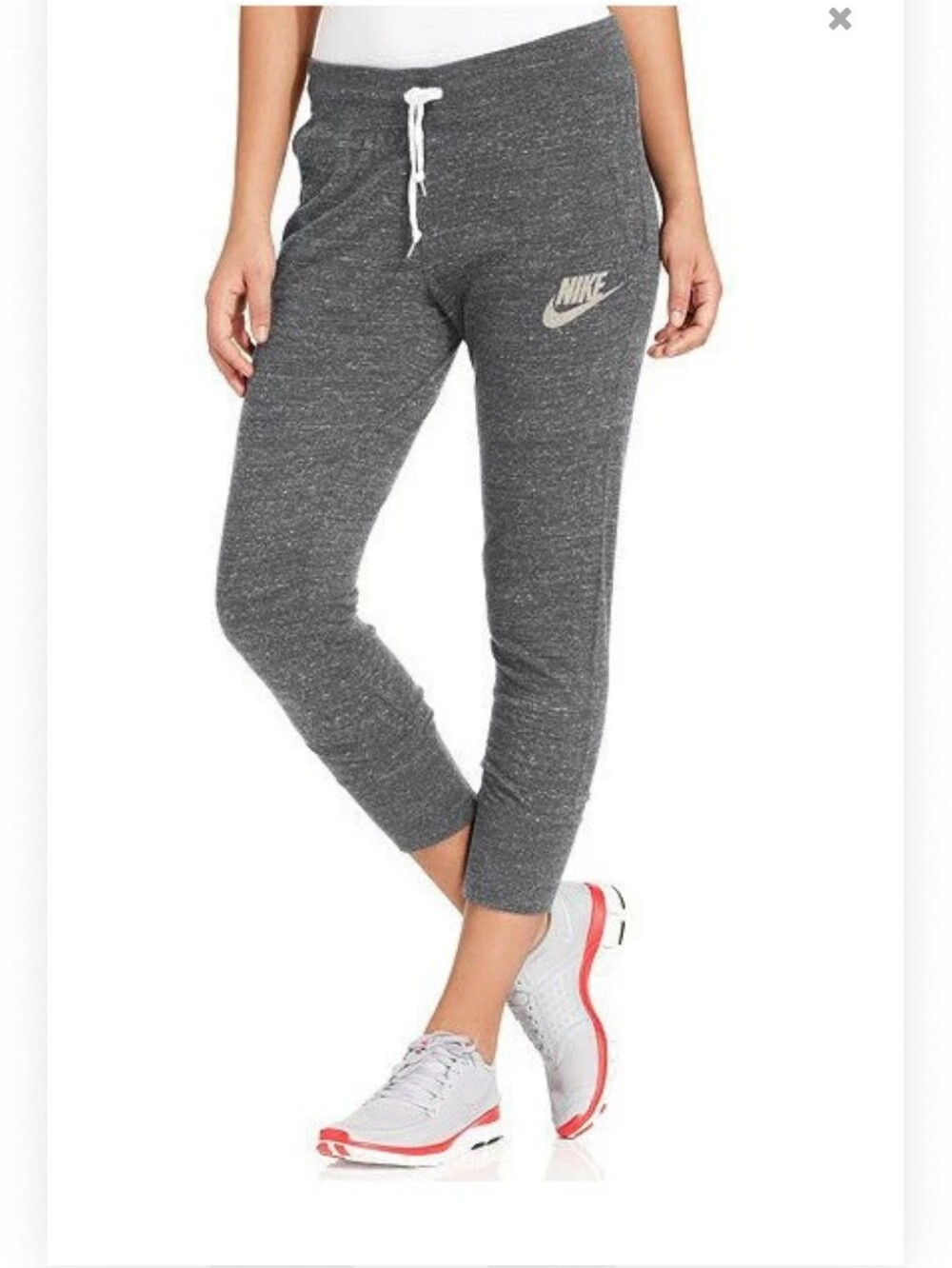 Nike Gym Vintage Lightweight Cotton Blend Cropped Joggers